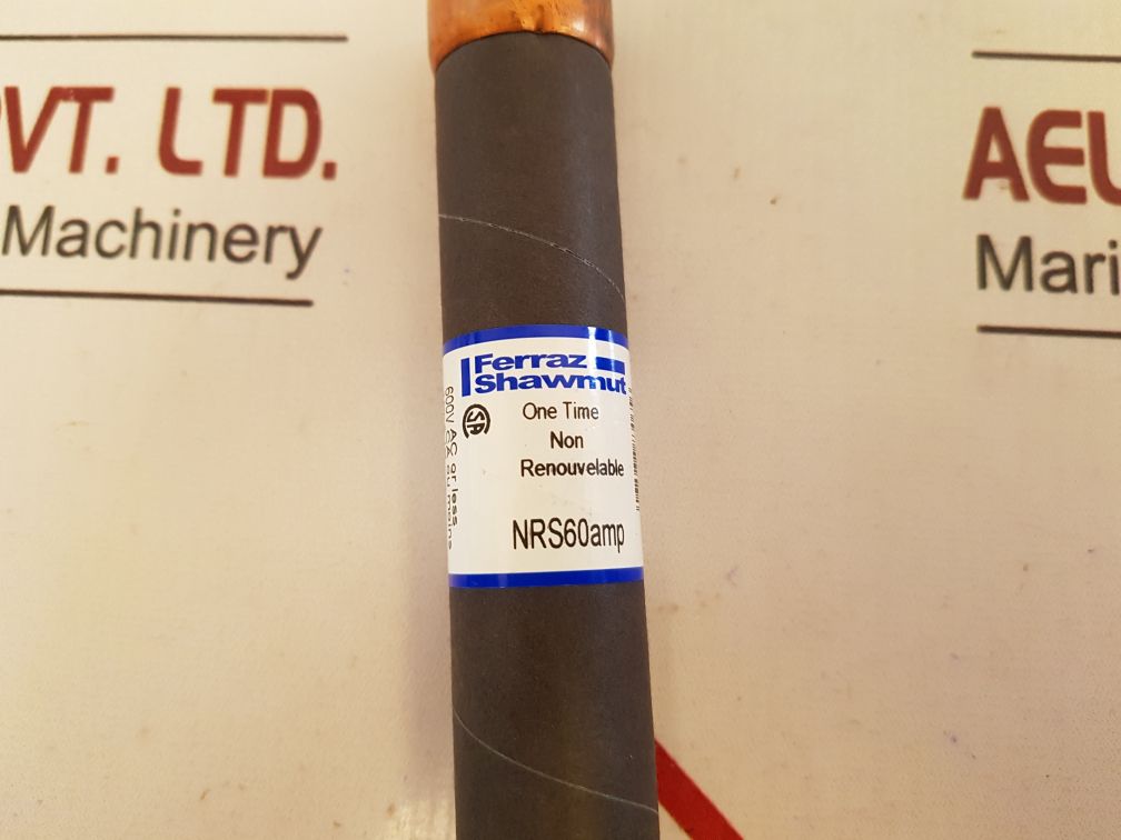 Ferraz Shawmut Nrs60Amp Fuse One Time Non Renouvelable