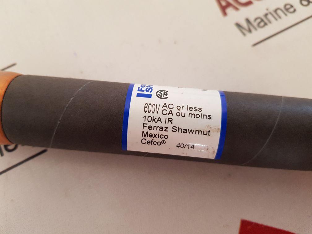 Ferraz Shawmut Nrs60Amp Fuse One Time Non Renouvelable