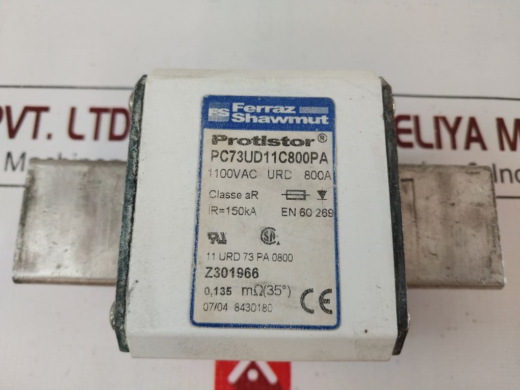 Ferraz Shawmut Pc73Ud11C800Pa Protistor Fuse