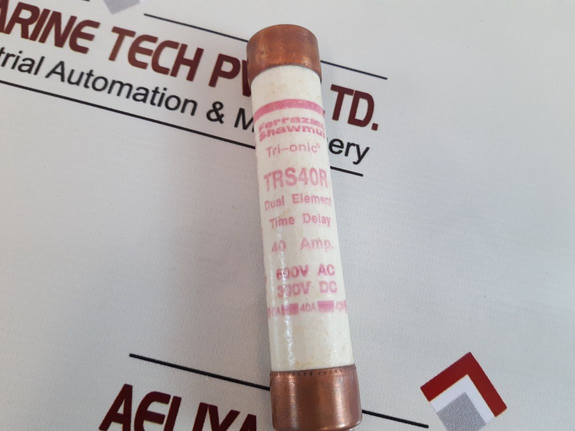 Set Of 3X Ferraz Shawmut Trs40R Fuse Element Time Delay