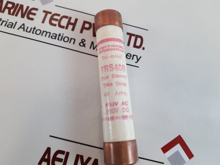 Set Of 3X Ferraz Shawmut Trs40R Fuse Element Time Delay