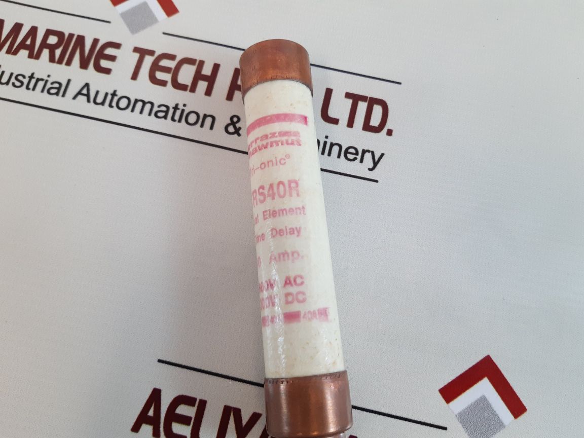Set Of 3X Ferraz Shawmut Trs40R Fuse Element Time Delay