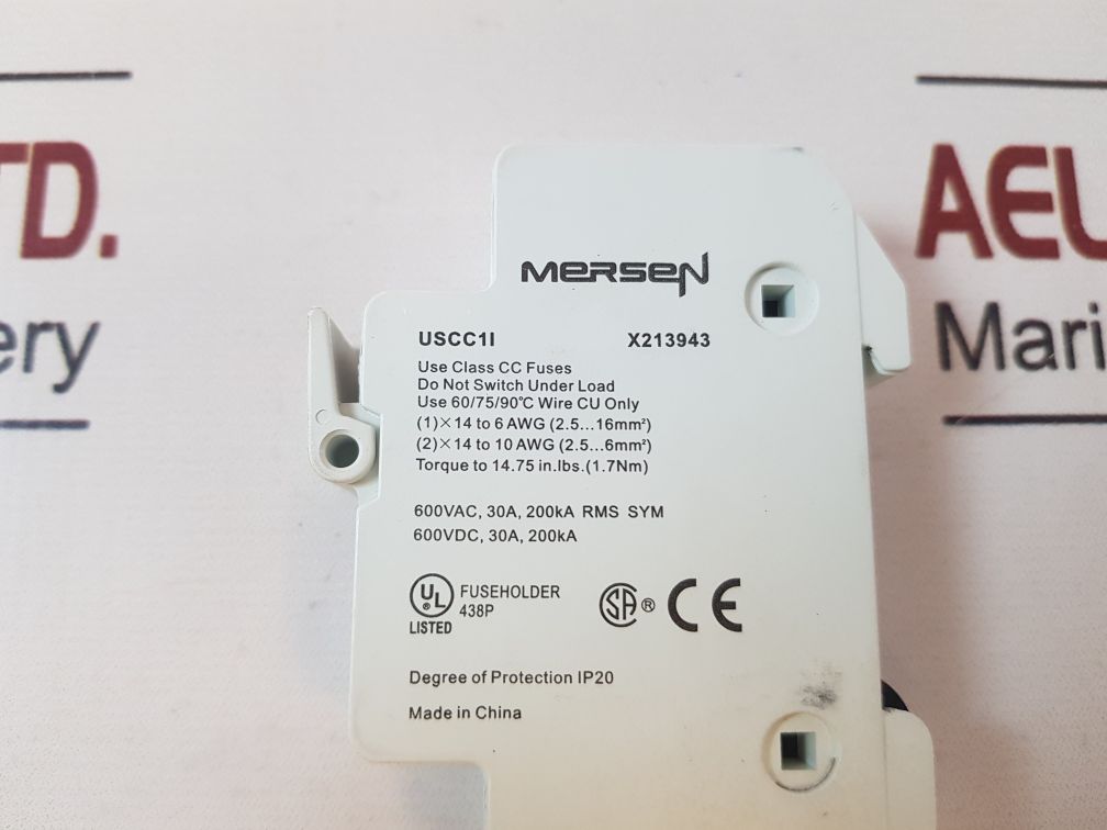 Set Of 7X Ferraz Shawmut Uscc1I Fuse Holder