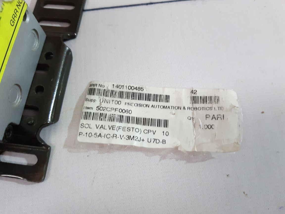 Festo 10P-10-5A-ic-r-v-3M2J+U7Db Terminal Valve