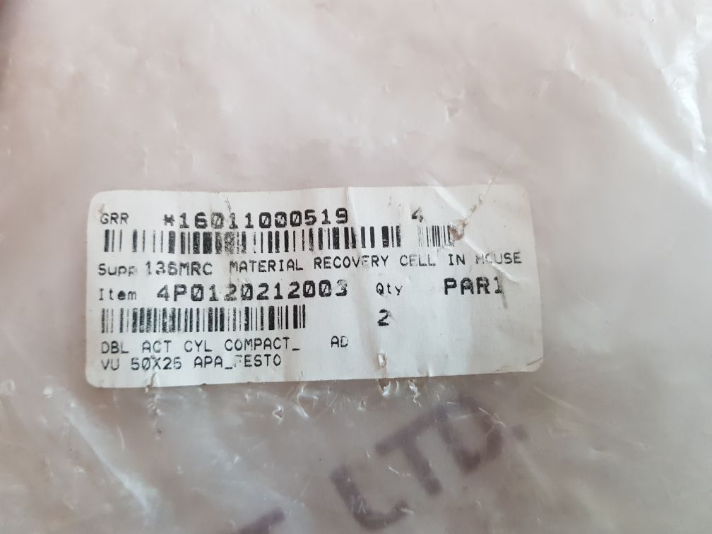 Festo Advu-50-25-a-p-a Compact Cylinder