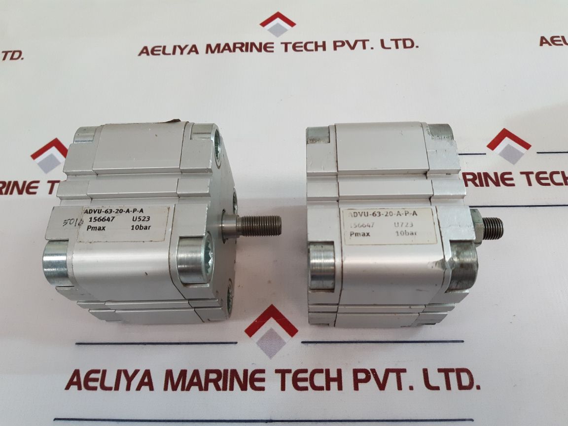 Festo Advu-63-20-a-p-a Cylinder Pmax 10 Bar