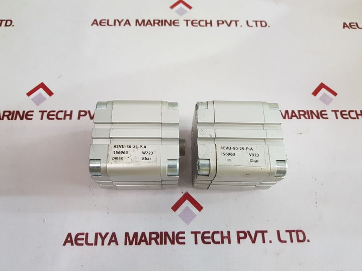Festo Aevu-50-25-p-a Pneumatic Cylinder Pmax 8Bar