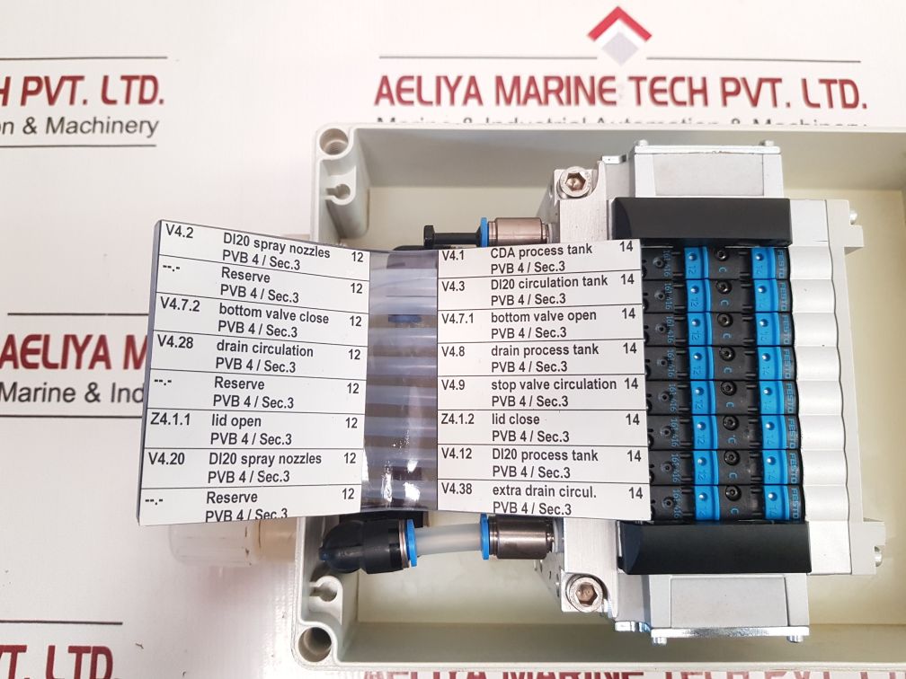 Festo Cpv10-ge-fb-8 Valve Terminal Block Cpv10-vi-p8-m7-b