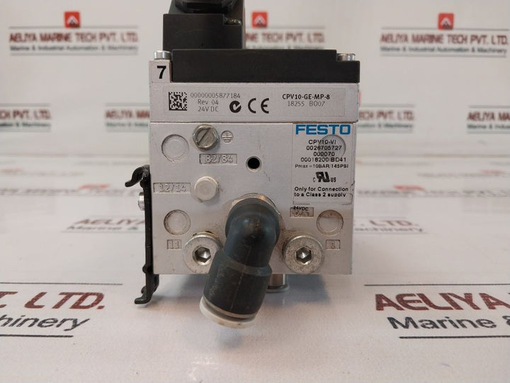 Festo Cpv10-ge-mp-8 Pneumatic Solenoid Valve 24V Dc