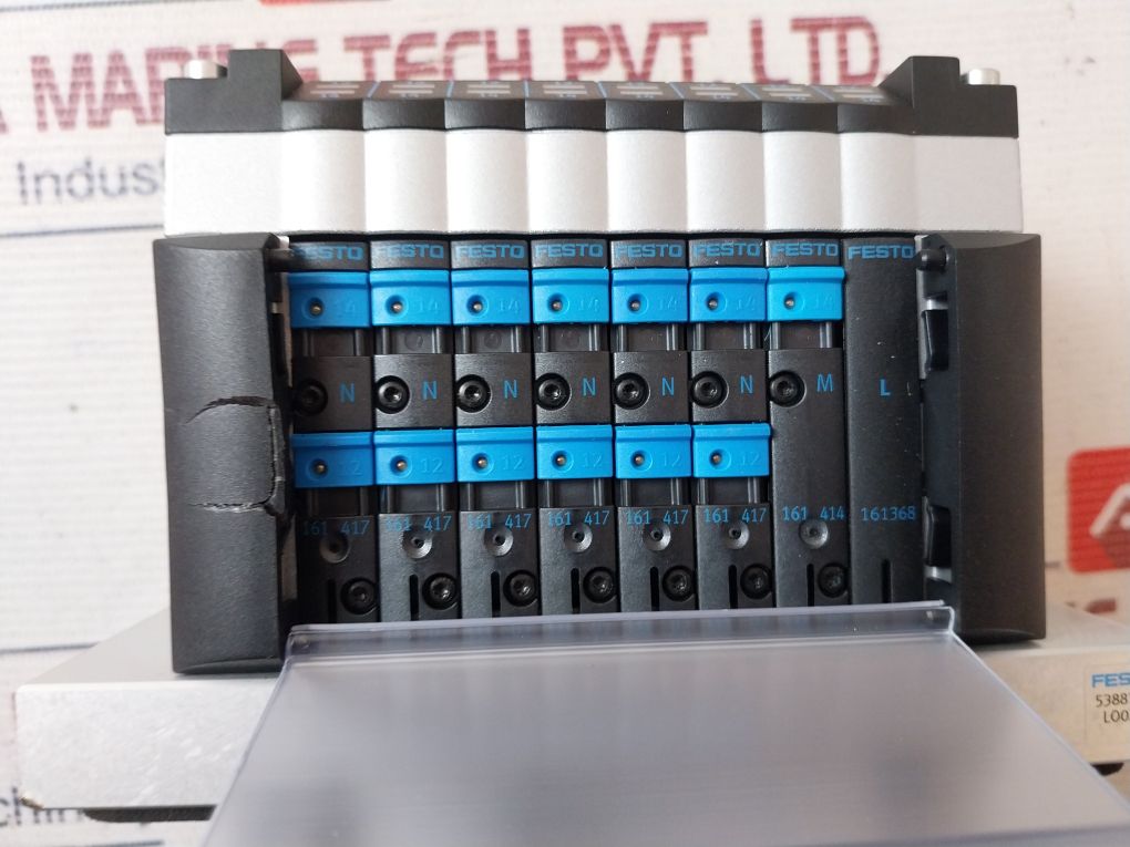 Festo Cpv10-vi Control Air Valve Terminal With Connection Cable Kmp3-25P-16-5