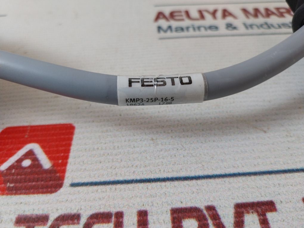 Festo Cpv10-vi Control Air Valve Terminal With Connection Cable Kmp3-25P-16-5
