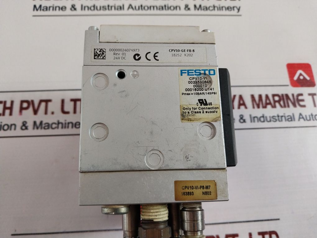 Festo Cpv10-vi Valve Terminal Control 10Bar/145Psi