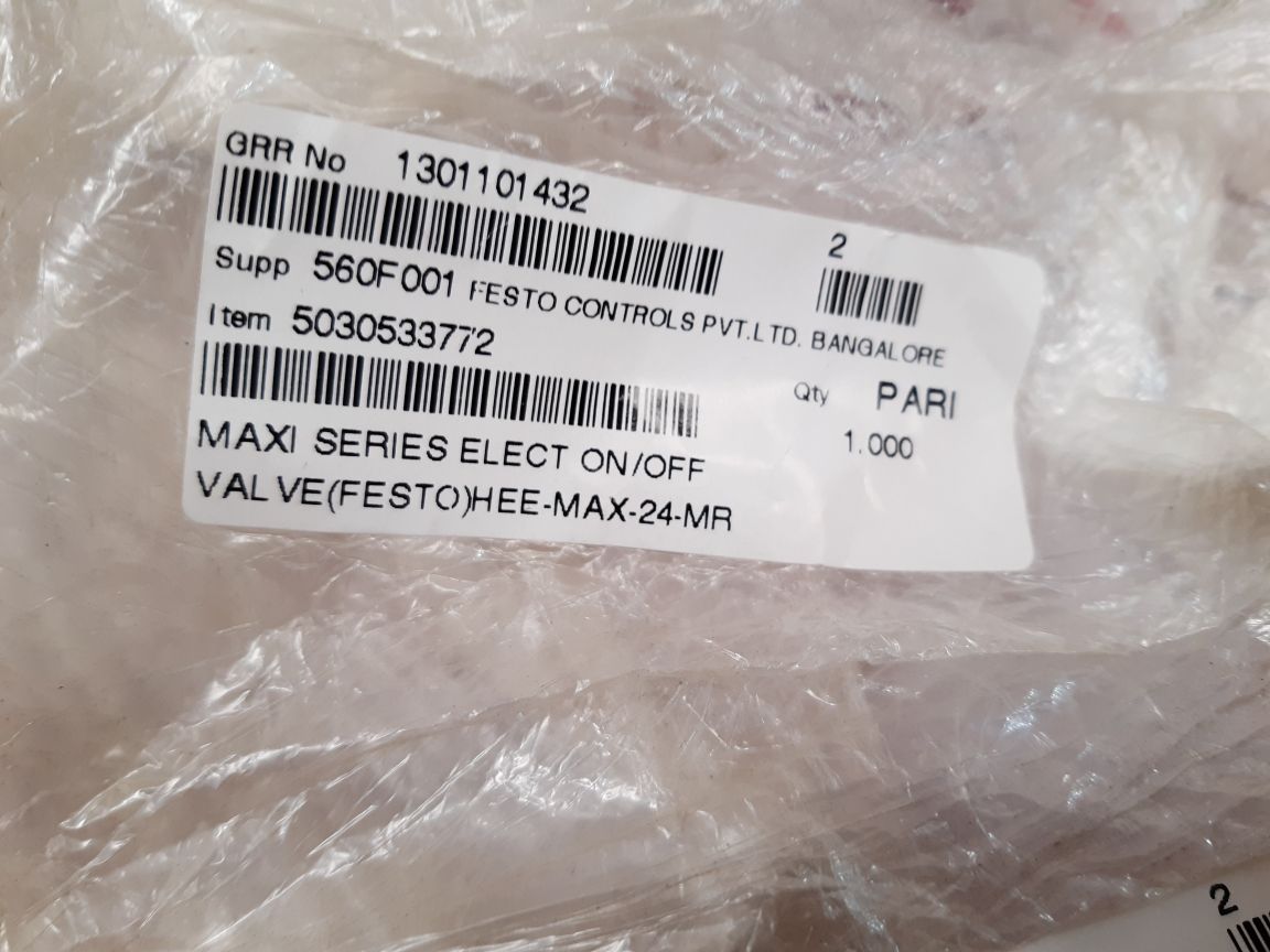 Festo Hee-d-maxi-24-m12-sa On/Off Valve