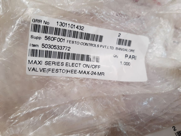 Festo Hee-d-maxi-24-m12-sa On/Off Valve