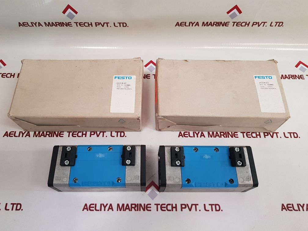 Festo J-52-d-3-c Pneumatic Valve
