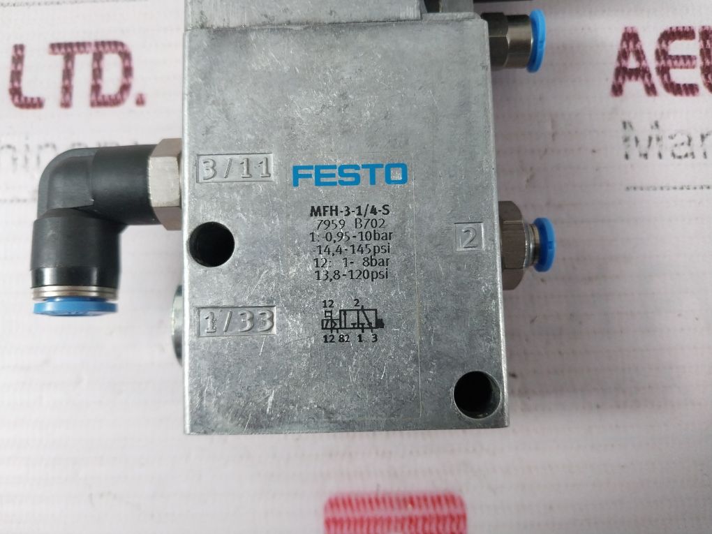 Festo Mfh-3-1/4-s 24V