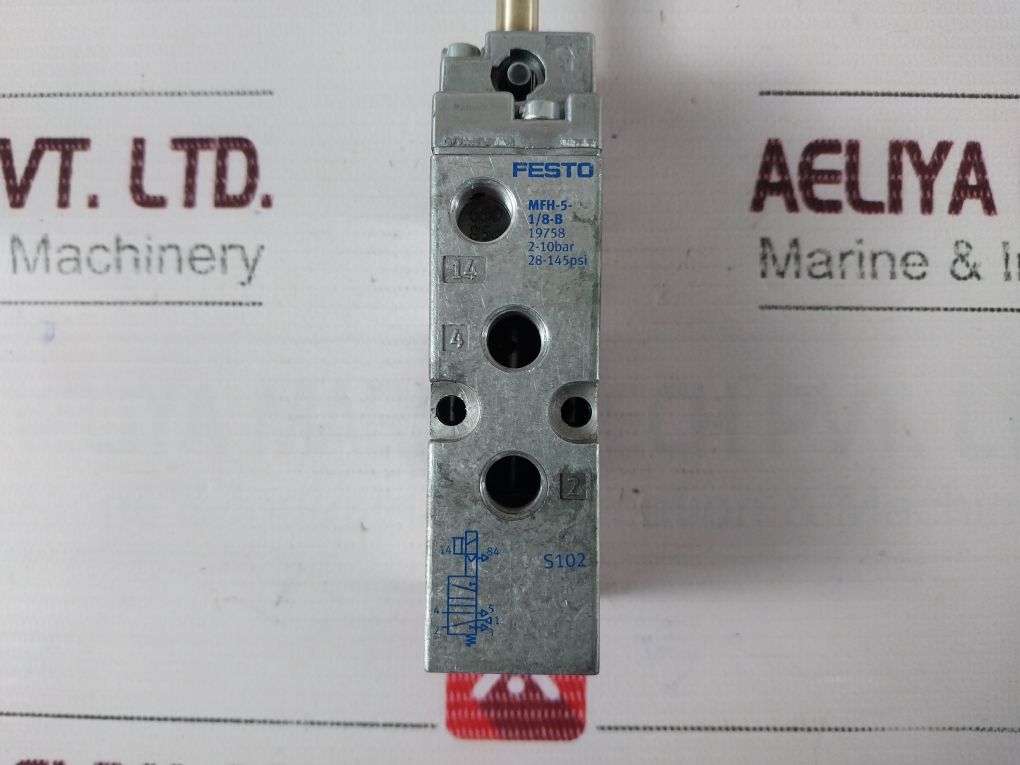 Festo Mfh-5-1/8-b Solenoid Valve 2-10 Bar