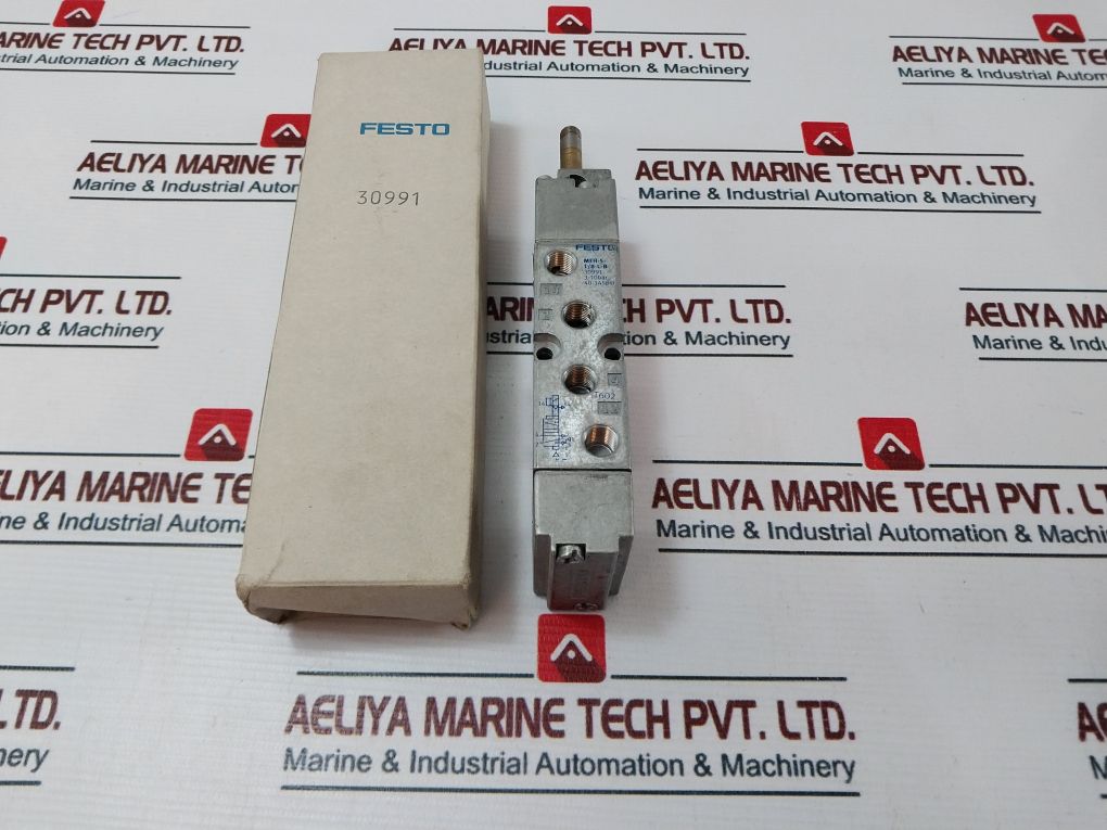Festo Mfh-5-1/8-l-b Pneumatic Solenoid Valve 3-10 Bar