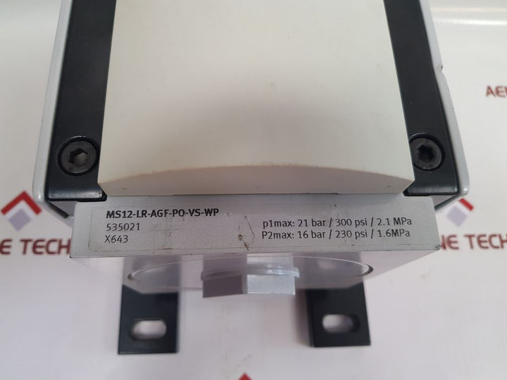 Festo Ms12-lr-agf-po-vs-wp Pressure Regulator