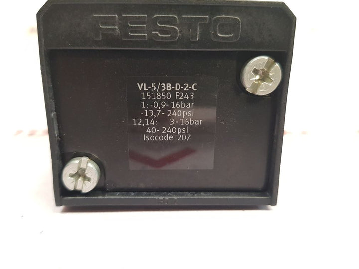 Festo Vl-5/3B/D-2-c Pneumatic Valve