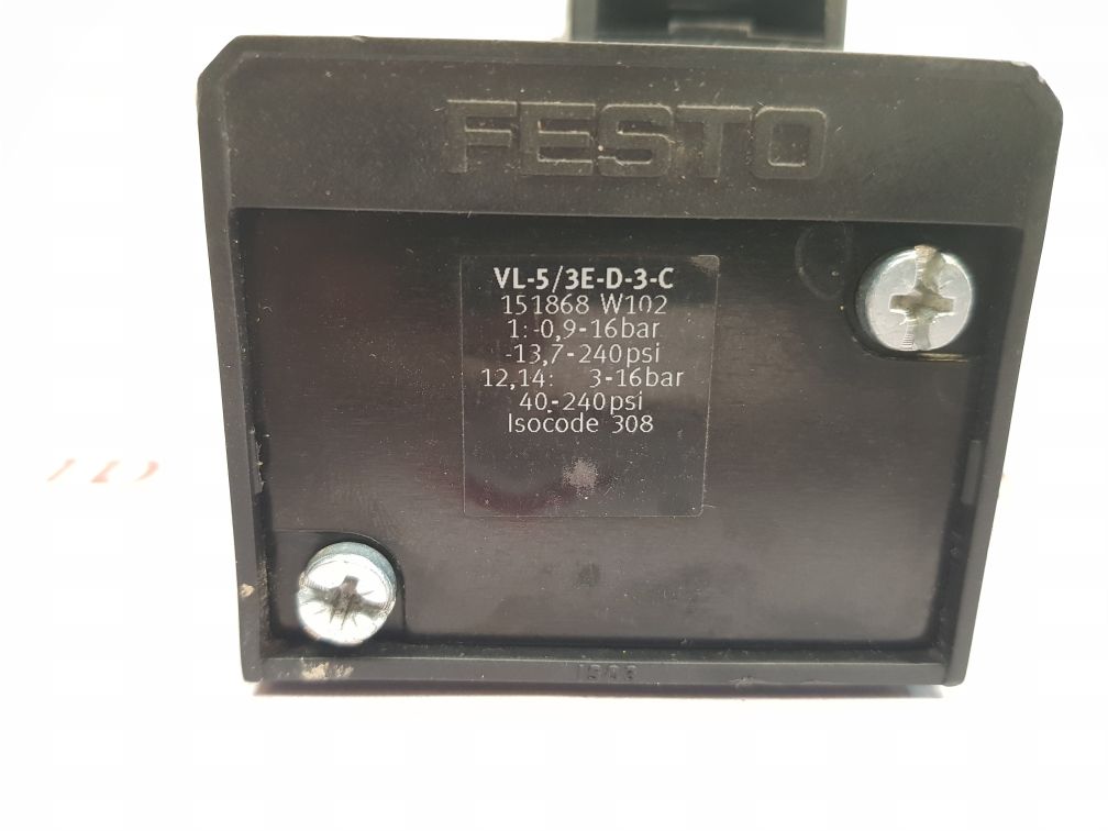 Festo Vl-5/3E-d-3-c Pneumatic Valve
