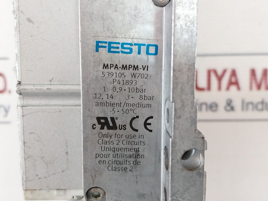 Festo Vmpa-kms2-24-5-pur Valve Block