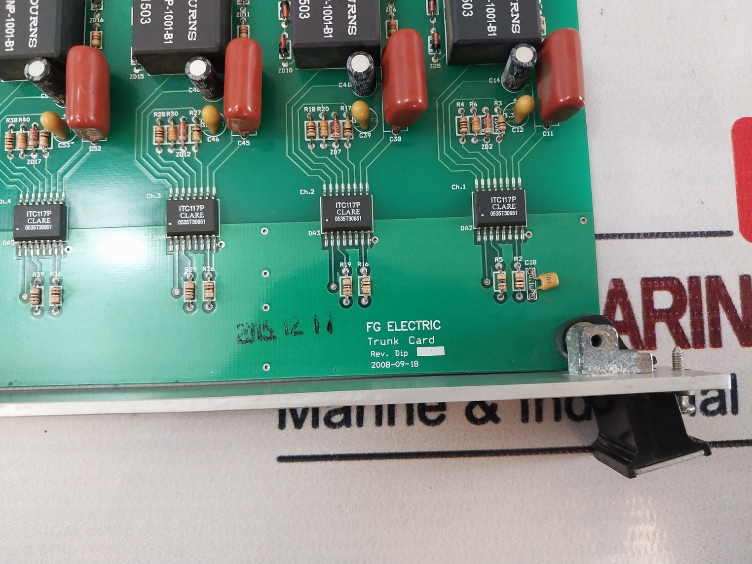 Fg Electric Cmr Trunk Card Rev. Dip