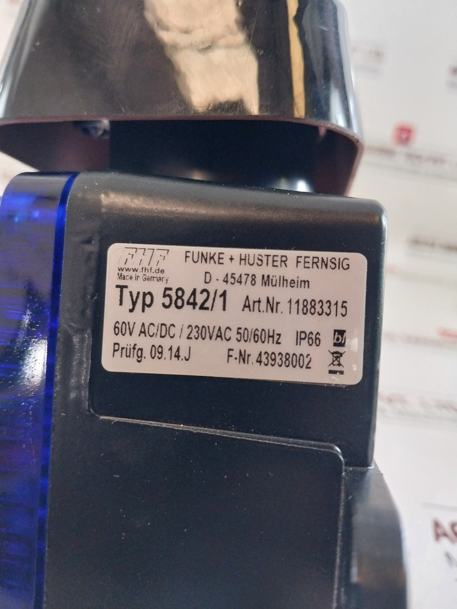 Fhf 5842/1 Second Telephone Alarm & Signal Unit Twin-eexii -blue 11883315