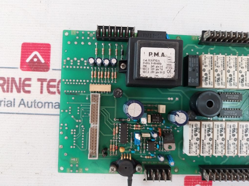 Fiber El6/Pow Output Board
