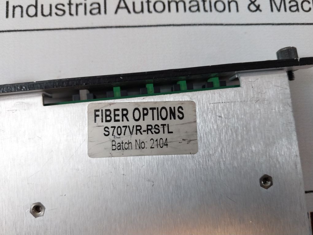 Fiber Options S707Vr-rstl 4 Channel Digital Video Receiver