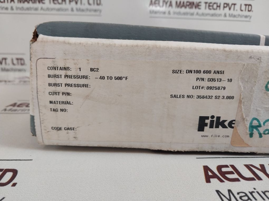 Fike Bc2 Burst Indicator Disc D3513-10 