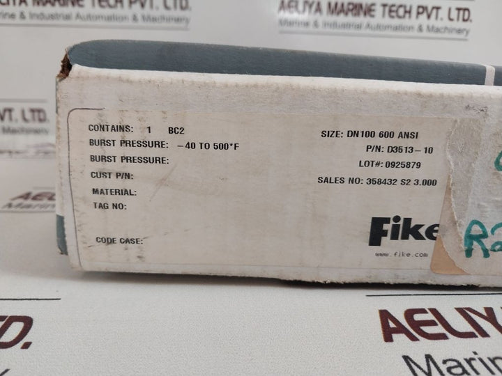 Fike Bc2 Burst Indicator Disc D3513-10 