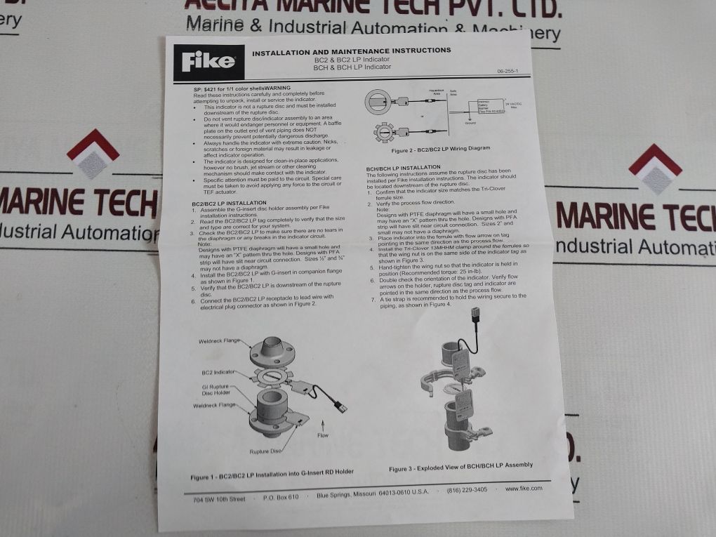 Fike Bc2 Burst Indicator Disc D3513-10 