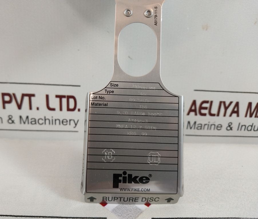 Fike Srx Rupture Disc Burst A7496-3