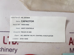 Filmcap 2.5µf ± 10% capacitor