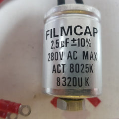 Filmcap 2.5µf ± 10% capacitor
