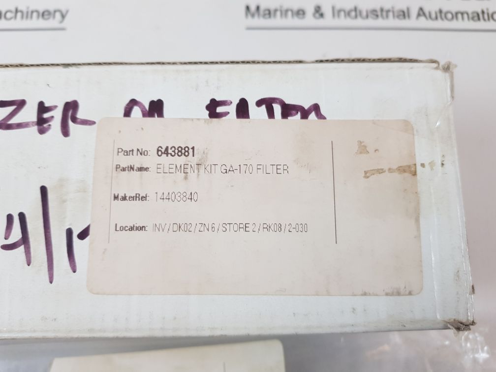 Filtrec D141G25B Filter Element Kit Ga-170