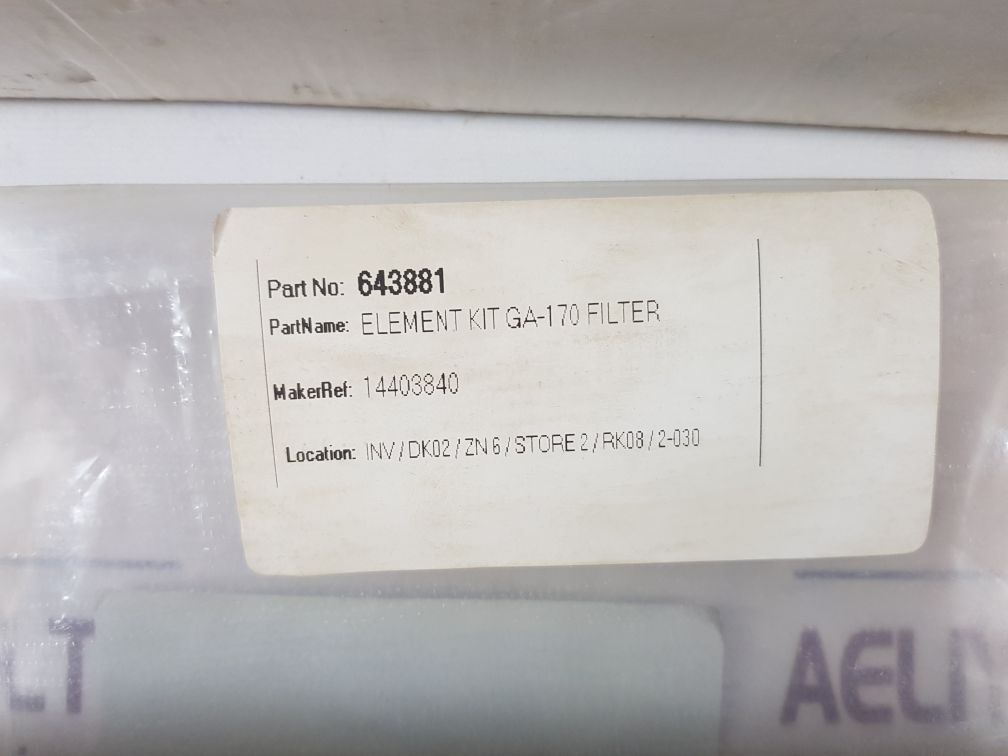 Filtrec D141G25B Filter Element Kit Ga-170