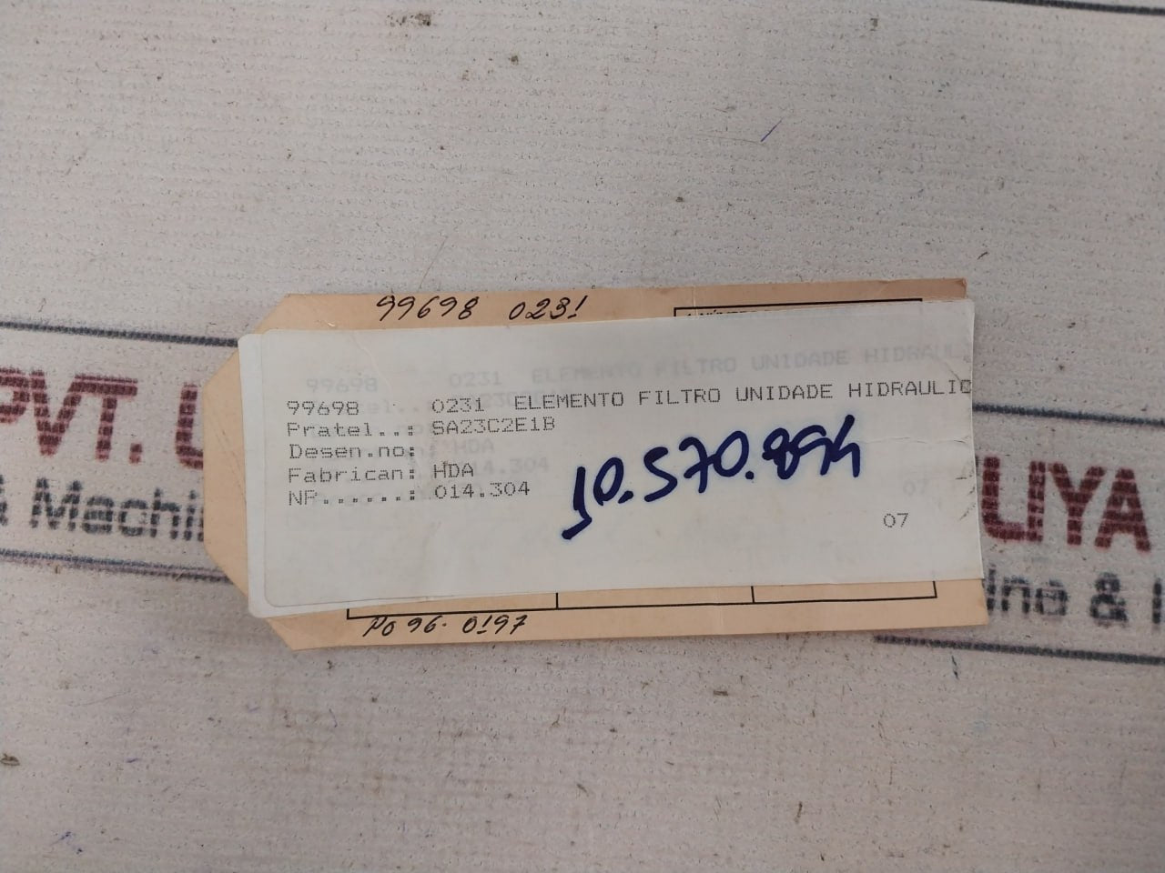 Filtrex Fs 039/10 M Filter Element