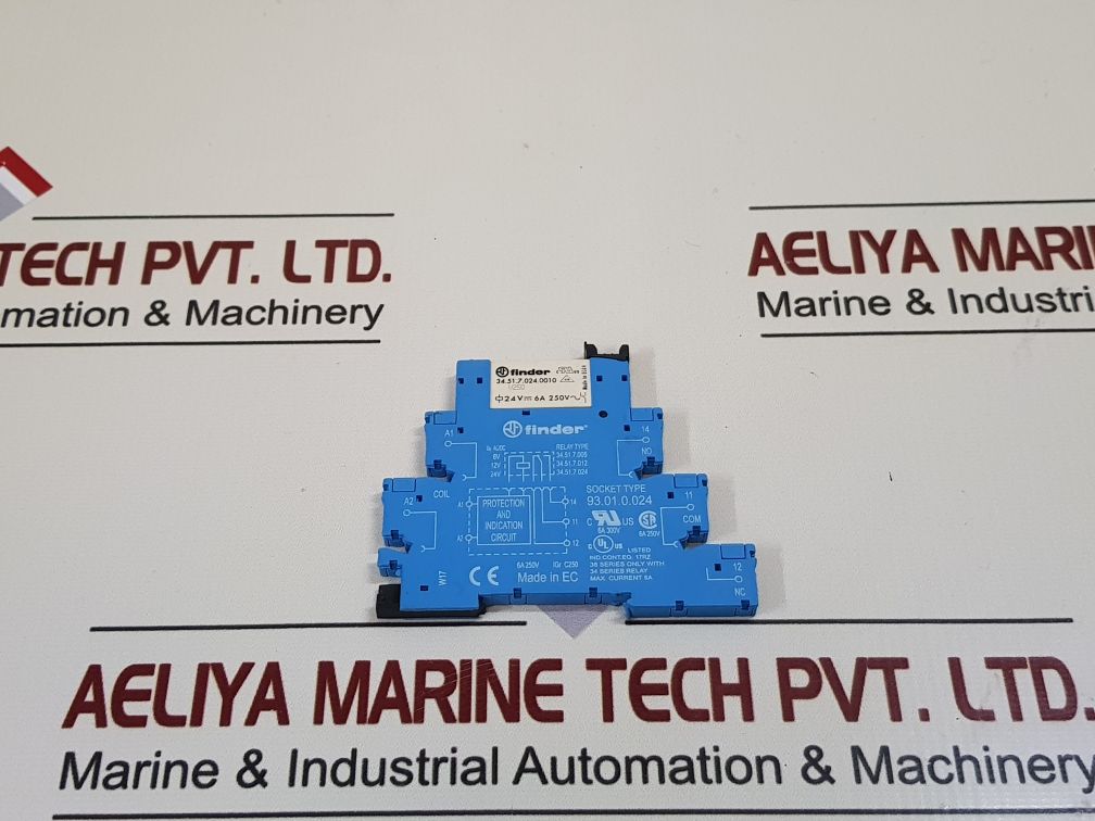 Finder 34 Series Relay Socket 34.51.7.024.0010