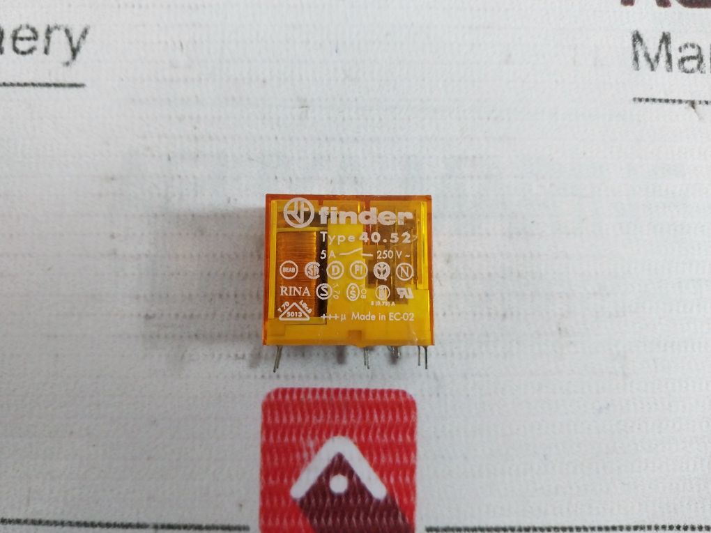 Finder 40.52 95.85.1 General Purpose Relay With Socket