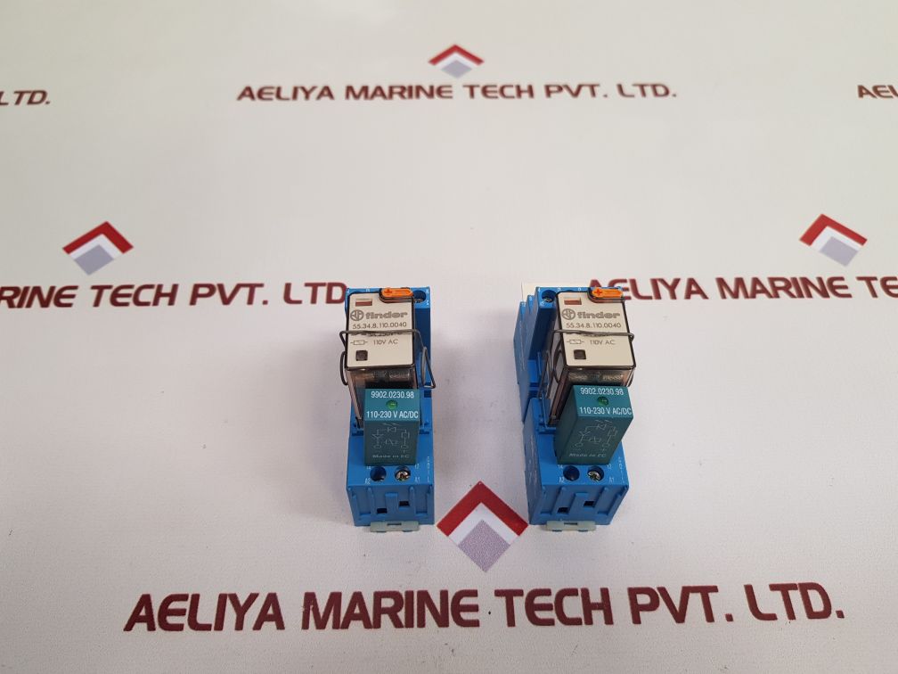 Finder 55.34.8.110.0040 Relay Coil With 94.04 Socket
