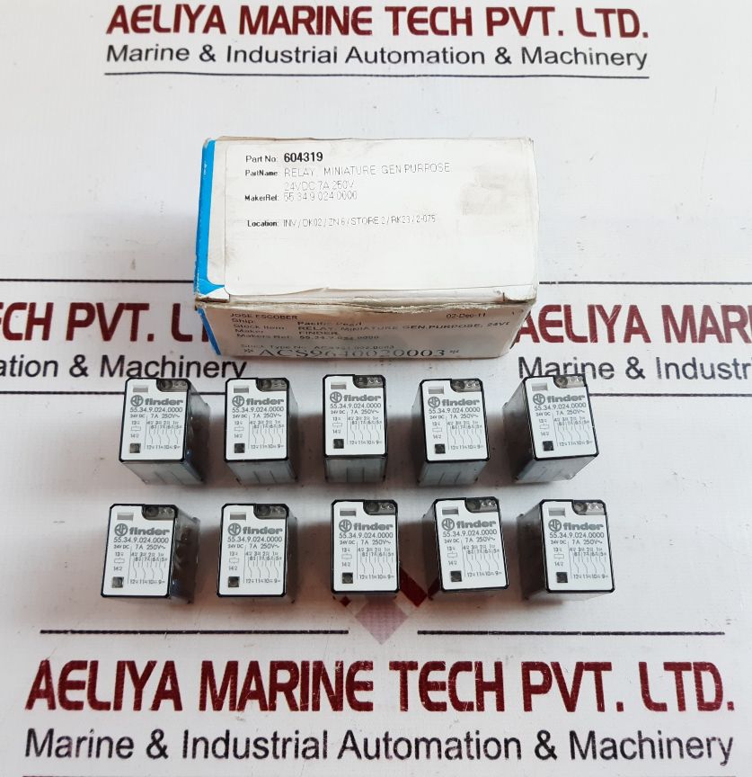 Finder 55.34.9.024.0000 miniature general purpose relay