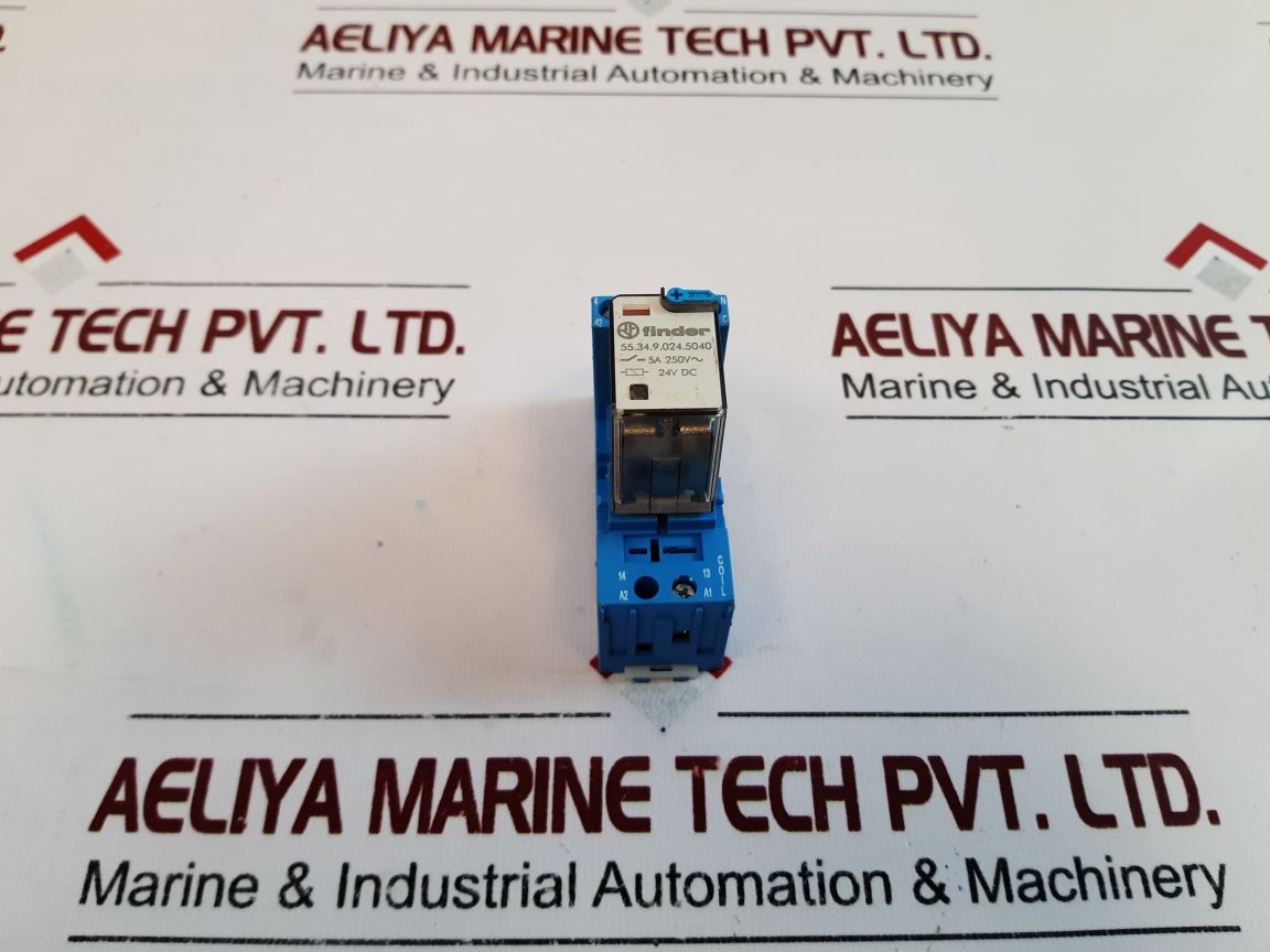 Finder 55.34.9.024.5040 Power Relay With Socket 94.04