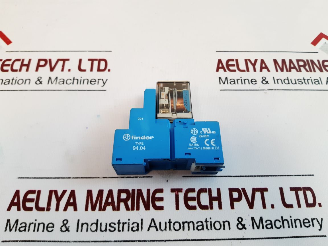 Finder 55.34.9.024.5040 Power Relay With Socket 94.04