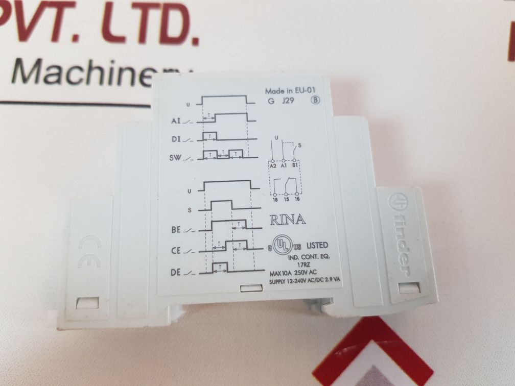 Finder 80.01.0.240.0000 Modular Timer Relay – Aeliya Marine Tech