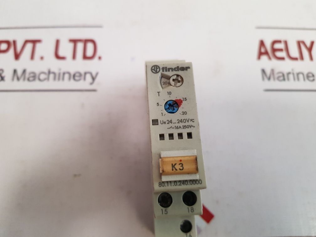 Finder 80.11.0.240.0000 Timer Relay Max 8A 250V Ac