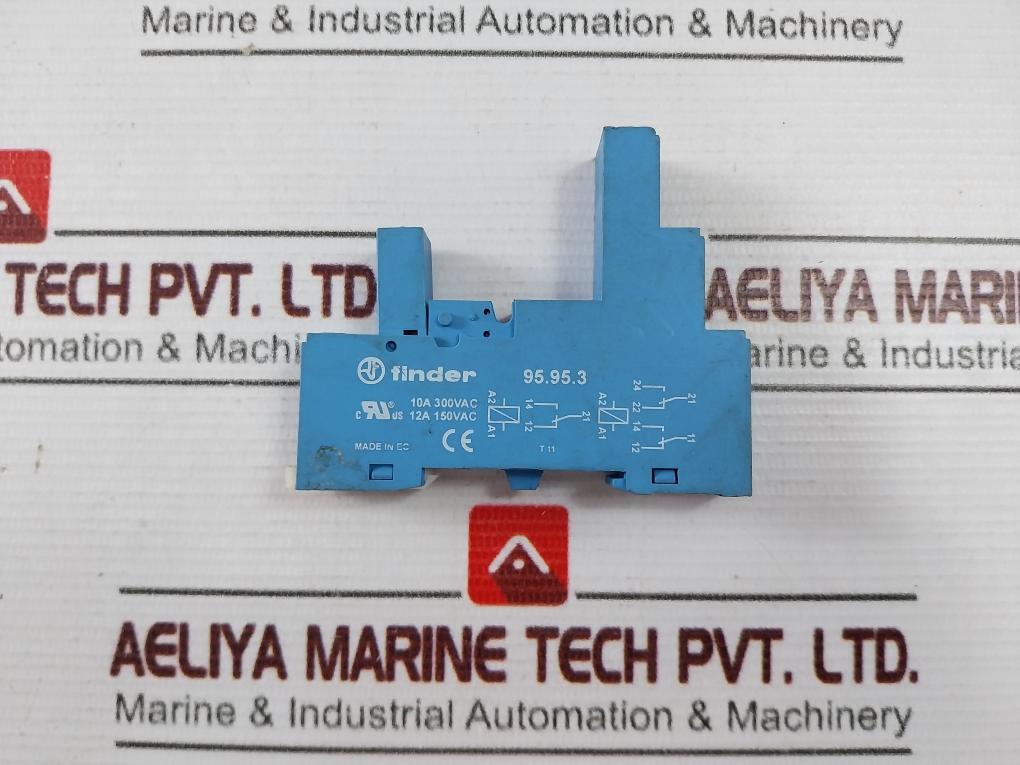 Finder 95.95.3 Relay Socket 12A 300Vac