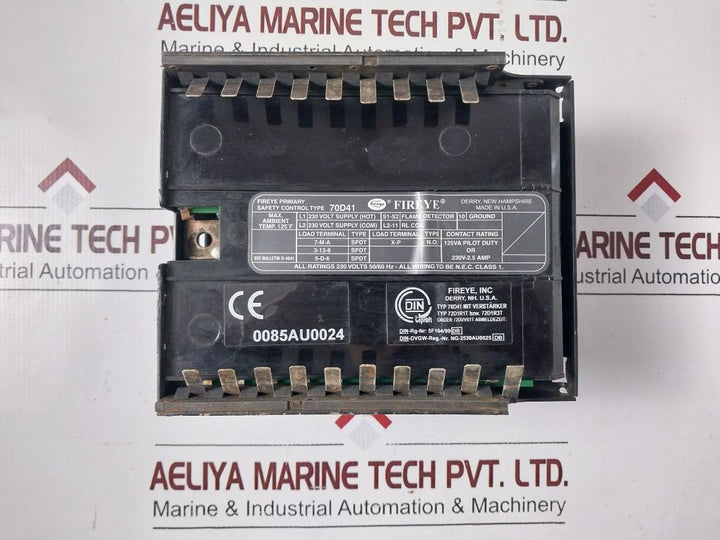Fireye 70D41 Safety Control
