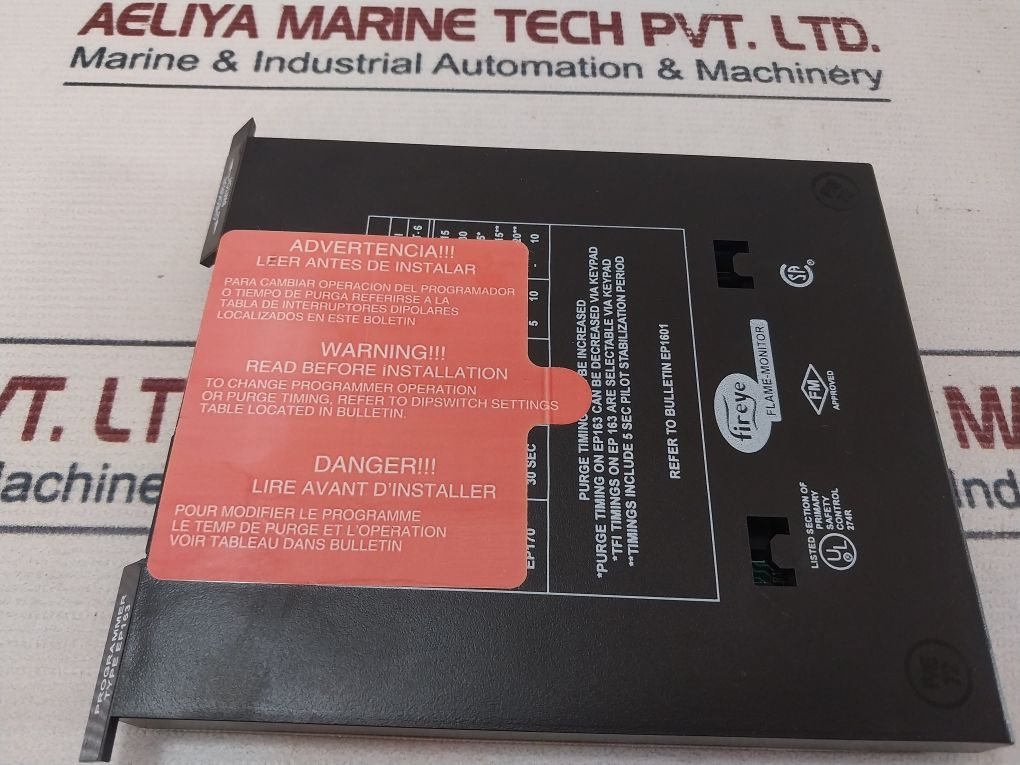 Fireye Ep163 Programmer Module